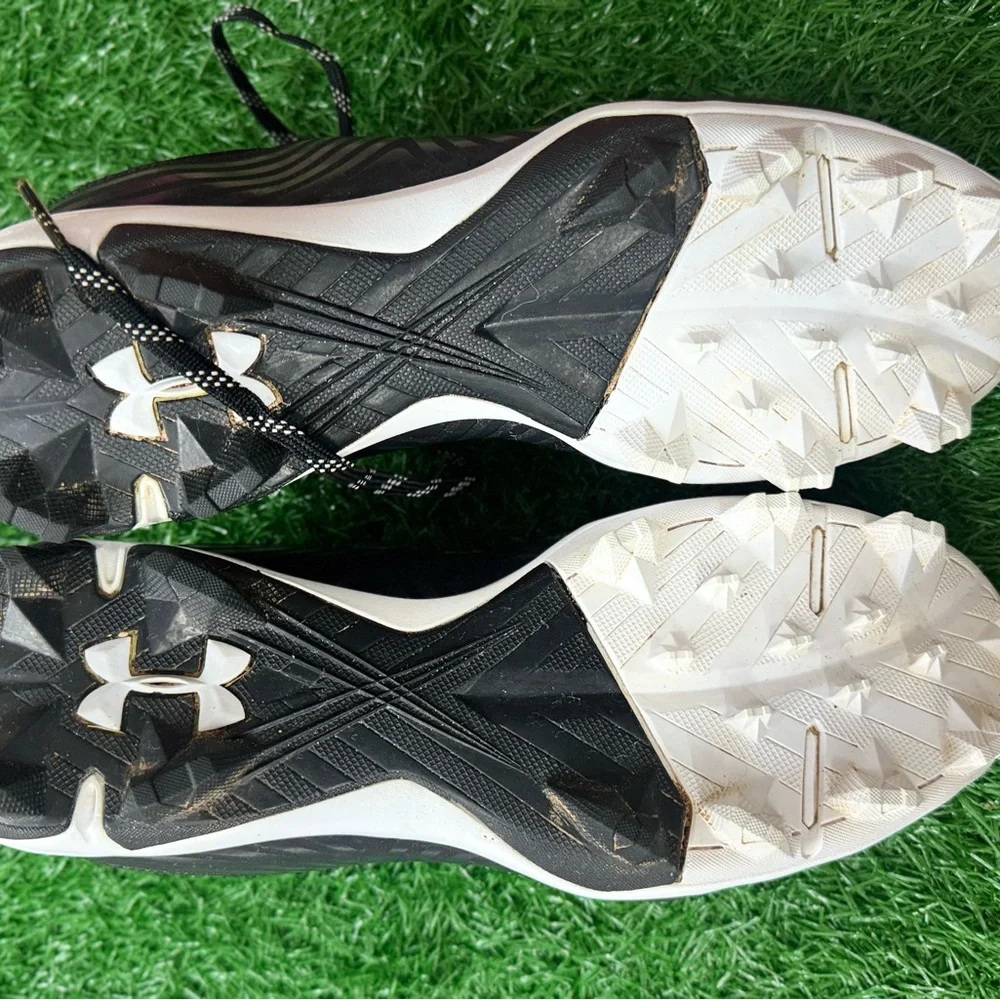 Under Armour Women's Glyde RM 3022076-001 Black Softball‎ Cleats Shoes Size 9.5